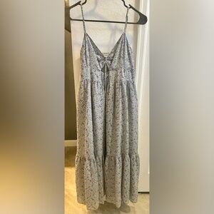 Madewell Ruched Keyhole Dress